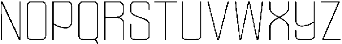 Ethere S Extra Light SemiCondensed otf (200) Font UPPERCASE