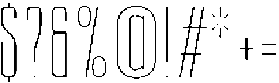 Ethere S Extra Light Ultra Condensed otf (200) Font OTHER CHARS