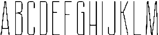 Ethere S Extra Light Ultra Condensed otf (200) Font UPPERCASE