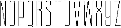 Ethere S Extra Light Ultra Condensed otf (200) Font UPPERCASE