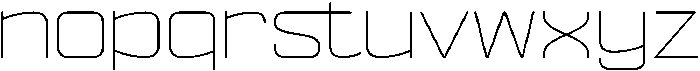 Ethere S Extra Light Ultra Expanded otf (200) Font LOWERCASE