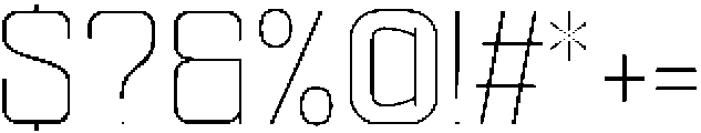 Ethere S Extra Light otf (200) Font OTHER CHARS