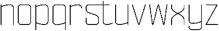Ethere S Extra Light otf (200) Font LOWERCASE