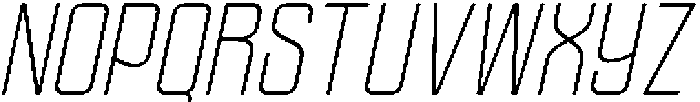 Ethere S Light Condensed It otf (300) Font UPPERCASE