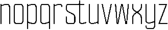 Ethere S Light Condensed otf (300) Font LOWERCASE