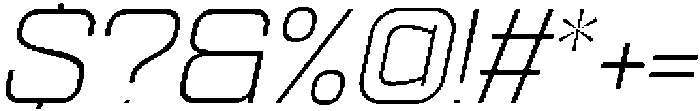 Ethere S Light Expanded It otf (300) Font OTHER CHARS