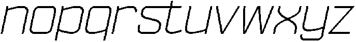 Ethere S Light Expanded It otf (300) Font LOWERCASE