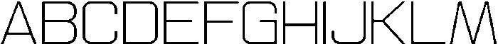 Ethere S Light Expanded otf (300) Font UPPERCASE