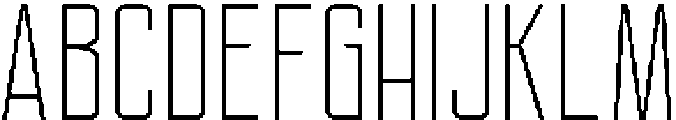 Ethere S Light Extra Condensed otf (300) Font UPPERCASE