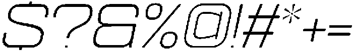 Ethere S Light Extra Expanded It otf (300) Font OTHER CHARS