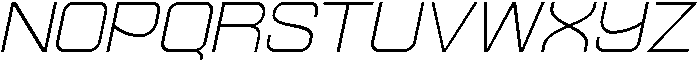 Ethere S Light Extra Expanded It otf (300) Font UPPERCASE
