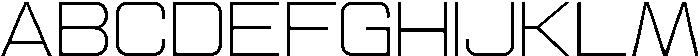 Ethere S Light Extra Expanded otf (300) Font