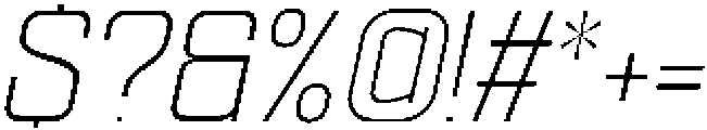 Ethere S Light It otf (300) Font OTHER CHARS