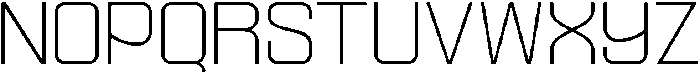 Ethere S Light Semi Expanded otf (300) Font UPPERCASE