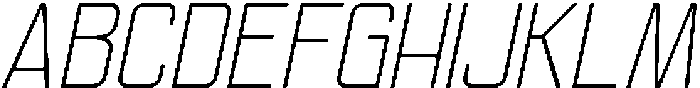Ethere S Light SemiCondensed It otf (300) Font