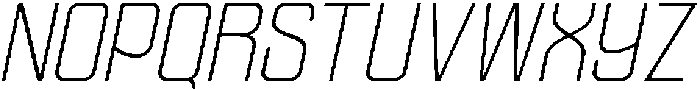 Ethere S Light SemiCondensed It otf (300) Font UPPERCASE