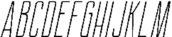 Ethere S Light Ultra Condensed It otf (300) Font UPPERCASE