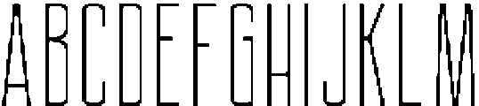 Ethere S Light Ultra Condensed otf (300) Font UPPERCASE
