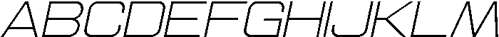 Ethere S Light Ultra Expanded It otf (300) Font