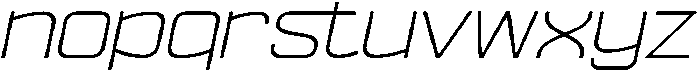 Ethere S Light Ultra Expanded It otf (300) Font LOWERCASE
