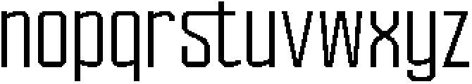 Ethere S Medium Condensed otf (500) Font LOWERCASE