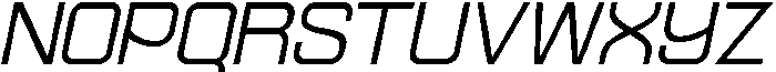 Ethere S Medium Expanded It otf (500) Font UPPERCASE