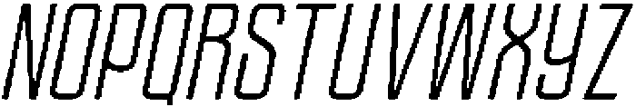 Ethere S Medium Extra Condensed It otf (500) Font UPPERCASE
