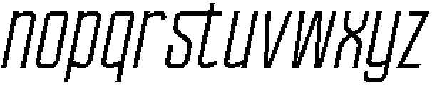 Ethere S Medium Extra Condensed It otf (500) Font LOWERCASE