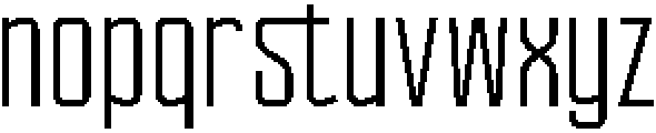 Ethere S Medium Extra Condensed otf (500) Font LOWERCASE