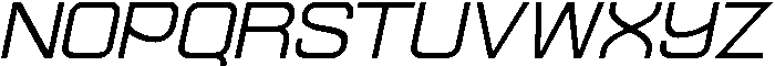 Ethere S Medium Extra Expanded It otf (500) Font UPPERCASE