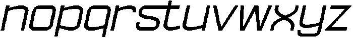 Ethere S Medium Extra Expanded It otf (500) Font LOWERCASE