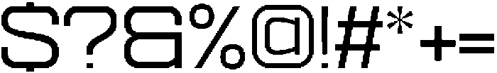 Ethere S Medium Extra Expanded otf (500) Font OTHER CHARS
