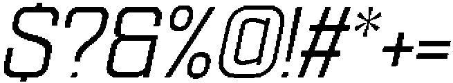 Ethere S Medium It otf (500) Font OTHER CHARS