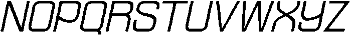 Ethere S Medium Semi Expanded It otf (500) Font UPPERCASE