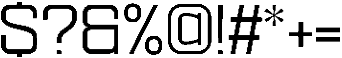 Ethere S Medium Semi Expanded otf (500) Font OTHER CHARS