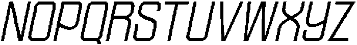 Ethere S Medium SemiCondensed It otf (500) Font UPPERCASE