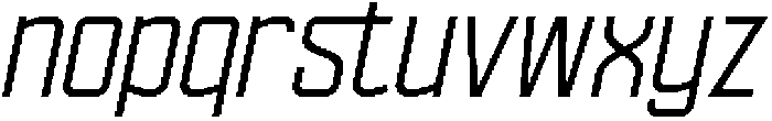 Ethere S Medium SemiCondensed It otf (500) Font LOWERCASE