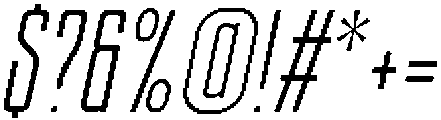 Ethere S Medium Ultra Condensed It otf (500) Font OTHER CHARS