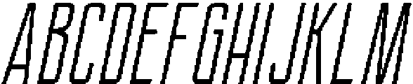 Ethere S Medium Ultra Condensed It otf (500) Font UPPERCASE