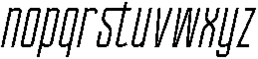 Ethere S Medium Ultra Condensed It otf (500) Font LOWERCASE