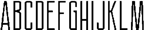 Ethere S Medium Ultra Condensed otf (500) Font UPPERCASE