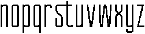 Ethere S Medium Ultra Condensed otf (500) Font LOWERCASE
