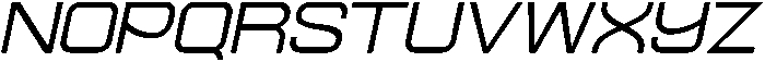 Ethere S Medium Ultra Expanded It otf (500) Font UPPERCASE