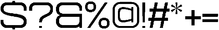 Ethere S Medium Ultra Expanded otf (500) Font OTHER CHARS