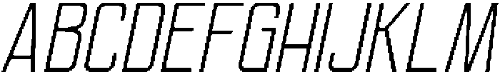 Ethere S Regular Condensed It otf (400) Font UPPERCASE