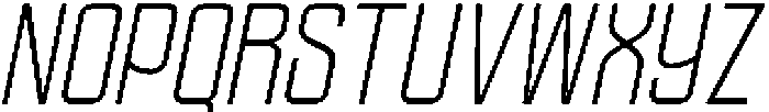 Ethere S Regular Condensed It otf (400) Font UPPERCASE