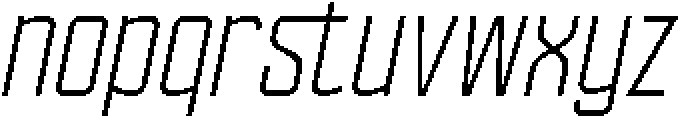 Ethere S Regular Condensed It otf (400) Font LOWERCASE