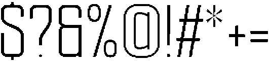 Ethere S Regular Condensed otf (400) Font OTHER CHARS