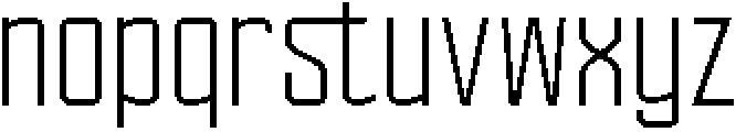 Ethere S Regular Condensed otf (400) Font LOWERCASE