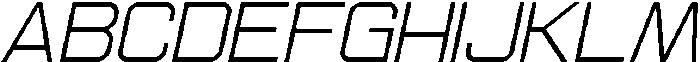 Ethere S Regular Expanded It otf (400) Font UPPERCASE